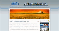 Desktop Screenshot of oceanbiochem.com